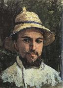 Gustave Caillebotte Self-Portrait in Colonial Helmet Germany oil painting artist